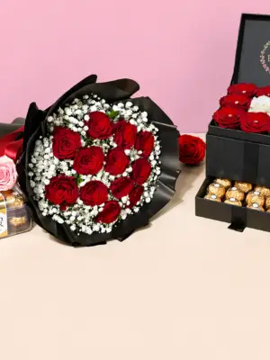 Birthday Rose Surprise Set 🍫🌹