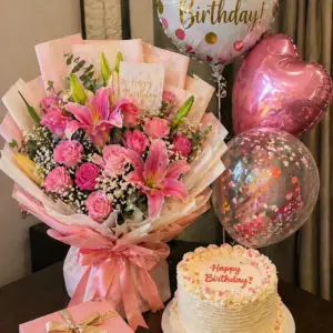Forever Love Anniversary Set 🌹🍫🎈 - Image 2