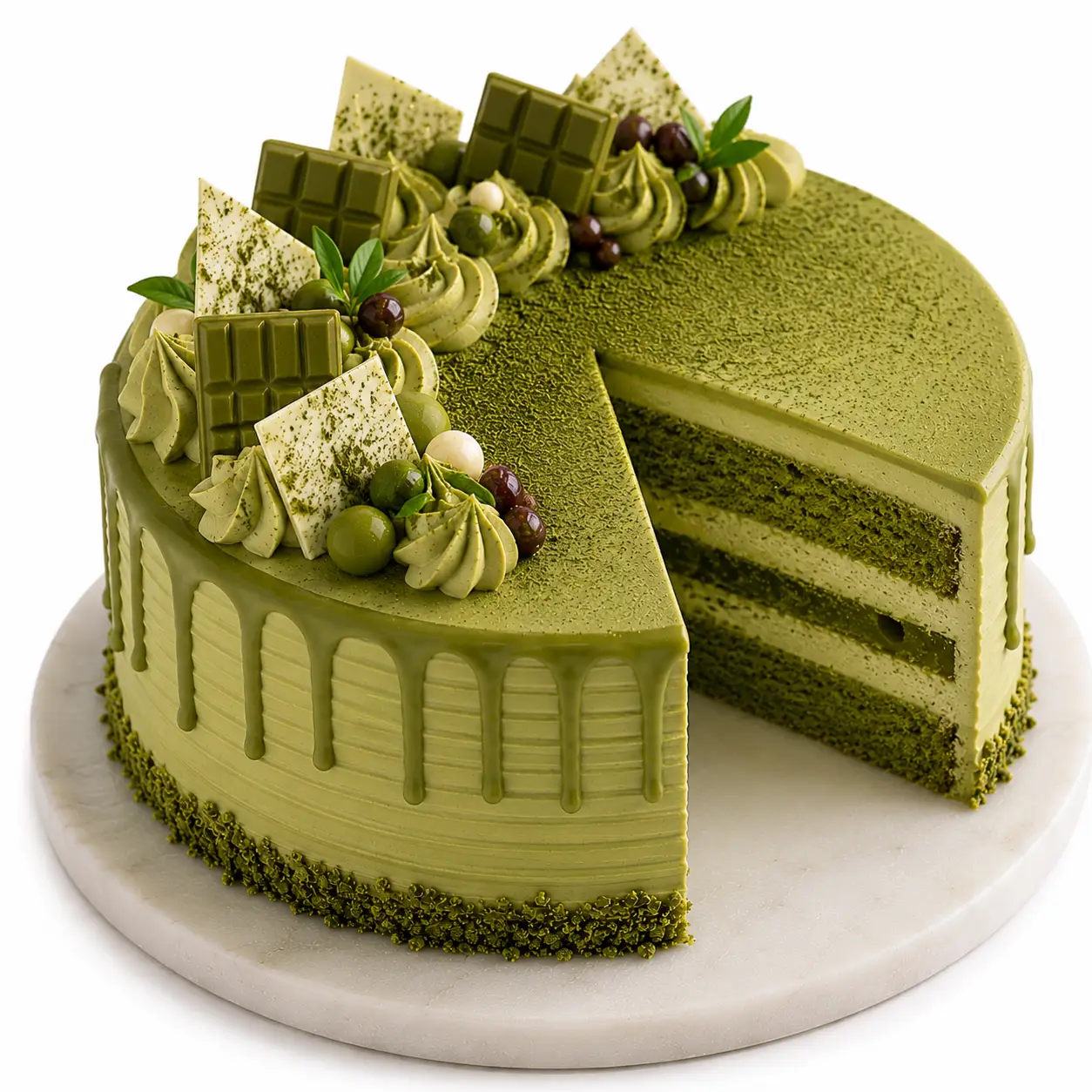 Matcha Layer Cake 🍵🎂 - Image 1