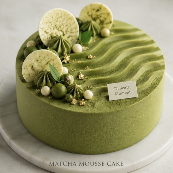 Matcha Mousse Cake 🍵🎂