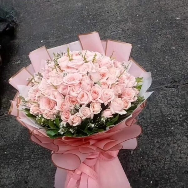 Premium Pink Rose Bouquet 🌹💗