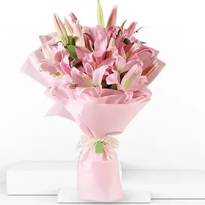 Pink Lily Bouquet 🌸✨