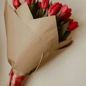 Crimson Tulip Elegance 🌷 🤍 - Image 3