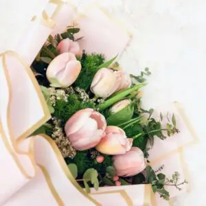 Snow White Tulip Bouquet 🌷🤍 - Image 3