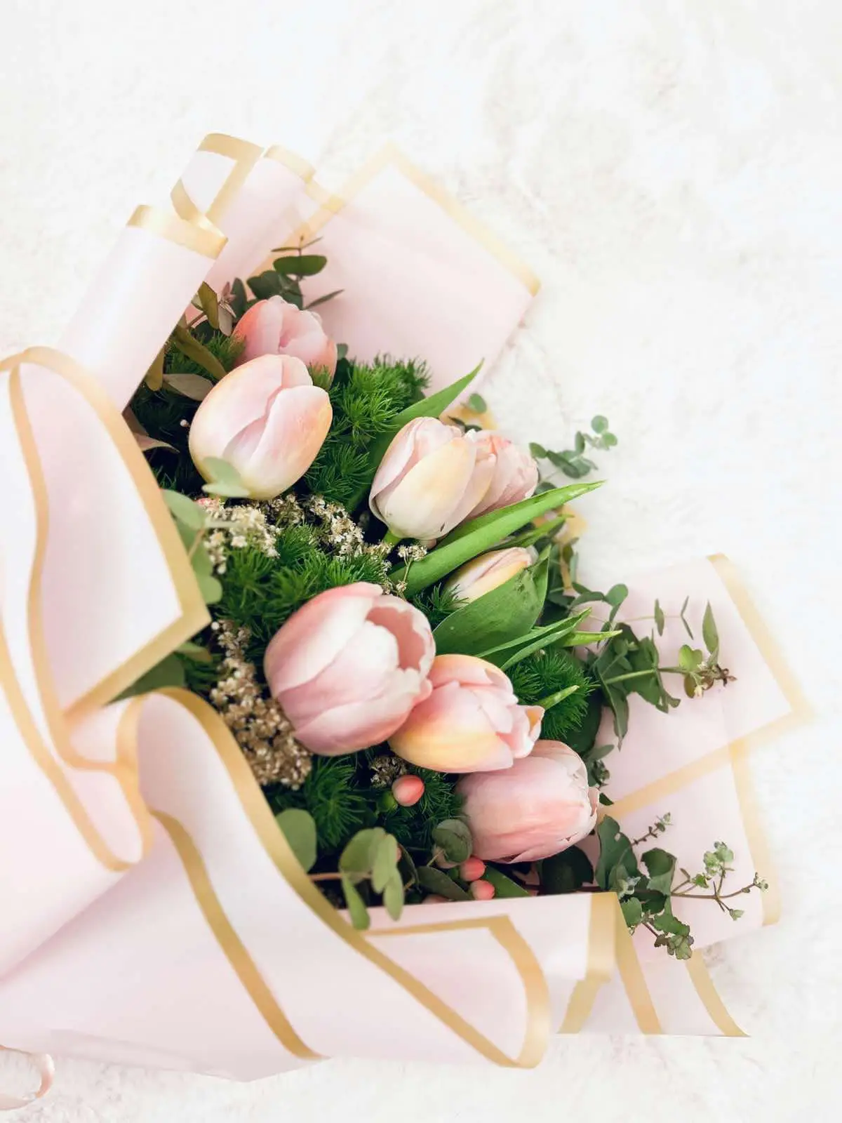 Snow White Tulip Bouquet 🌷🤍 - Image 3