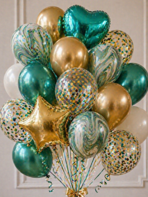 Green Helium Balloons Bundle - 20pcs