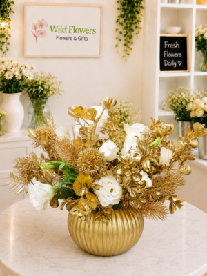 Artificial Golden  Centerpiece