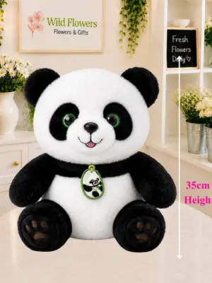 Cute Panda Plush 35cm black and white soft toy Cute Panda Plush 35cm black and white soft toy