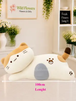 Cuddly Cat Pillow 100cm long soft plush toy Cuddly Cat Pillow 100cm long soft plush toy