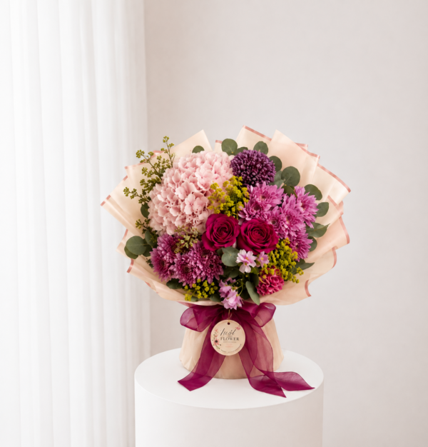 Berry Blush Bouquet with pink purple and blush flowers Berry Blush Bouquet with pink purple and blush flowers