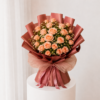 Velvet Peach Roses | Flower Delivery Dubai