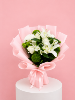 White Lily Bouquet with Fresh White Lilies White Lily Bouquet with Fresh White Lilies