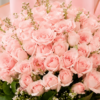 3 Blush Rose Bouquet Dubai