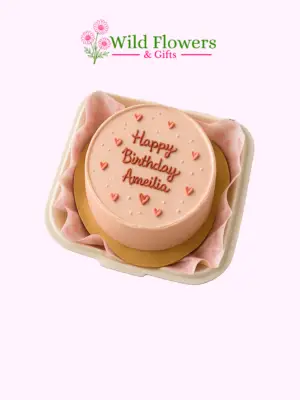Personalized Birthday Cake with Custom Name in Personalized Birthday Cake with Custom Name in