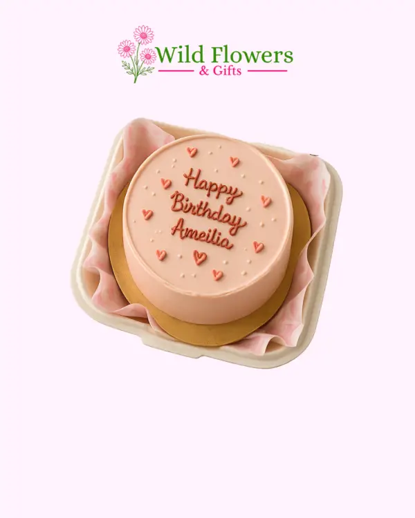 Personalized Birthday Cake with Custom Name in Personalized Birthday Cake with Custom Name in