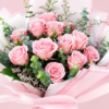 36 Blush Pink Rose Bouquet