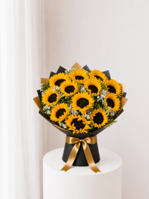 4 Golden Sunflower Bouquet