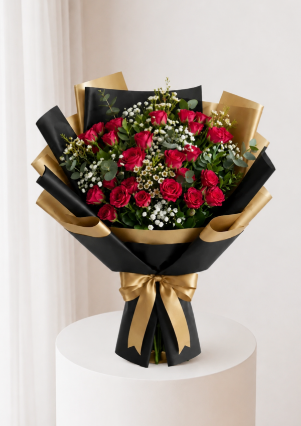 Scarlet Rose Bouquet