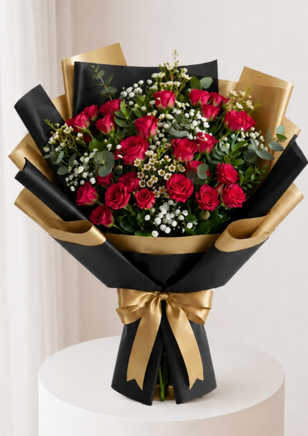 Scarlet Rose Bouquet