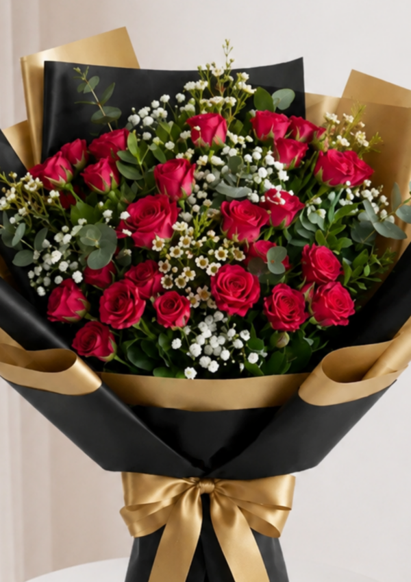 Scarlet Rose Bouquet