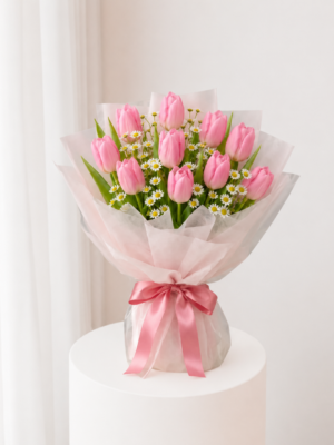 Stunning Pastel Tulip Bouquet | Fresh Flowers Dubai Stunning Pastel Tulip Bouquet | Fresh Flowers Dubai