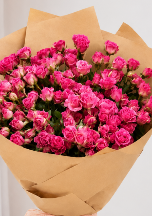 51 Fuchsia Spray Roses
