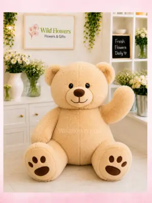 Adorable Beige Teddy soft plush bear gift Adorable Beige Teddy soft plush bear gift