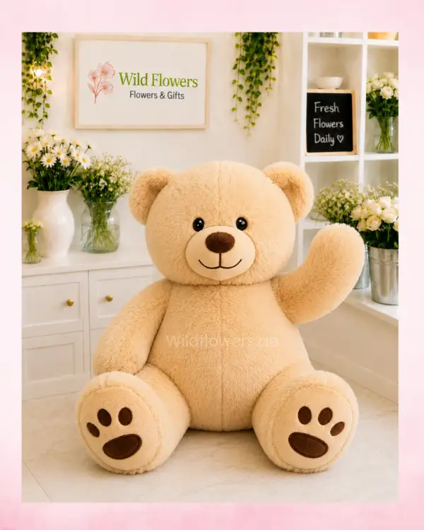 Adorable Beige Teddy soft plush bear gift Adorable Beige Teddy soft plush bear gift