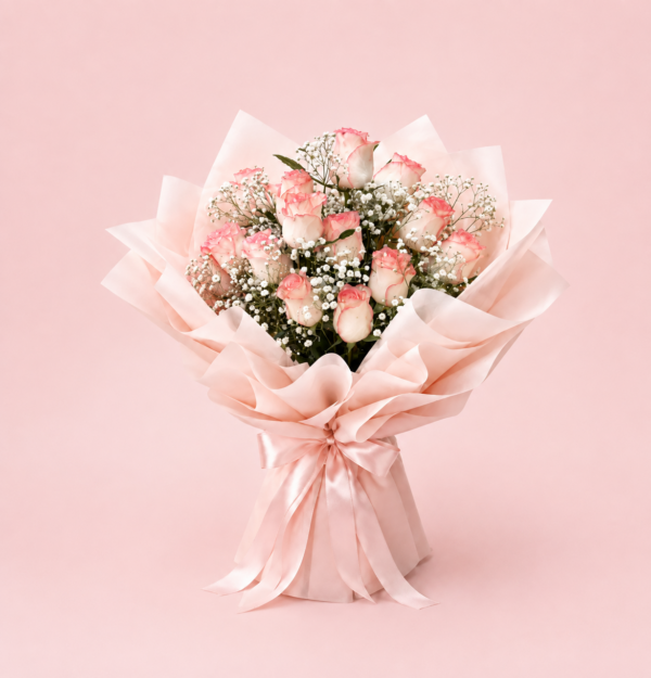 Pink Flower Blush Pink Rose Bouquet Pink Flower Blush Pink Rose Bouquet