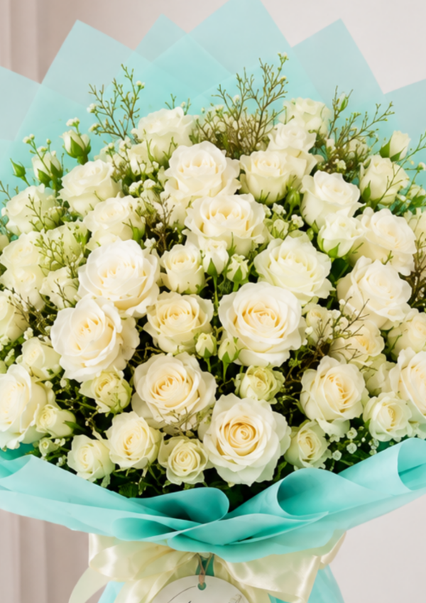 Mint Rose Bouquet
