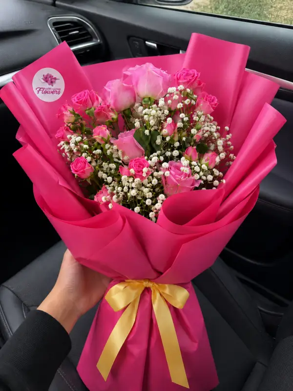 To be post Web 26 Pink Rose Bouquet