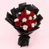 Red Rose Mixed Bouquet with White Flowers Red Rose Mixed Bouquet with White Flowers