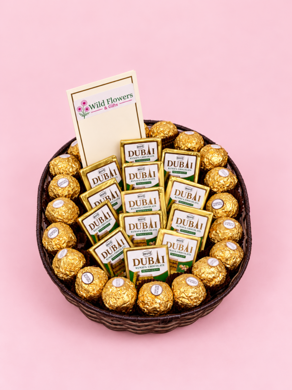 Luxury Dubai Chocolate Gift Basket Dubai Chocolate Basket