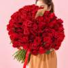 Grand Long Stem Red Roses